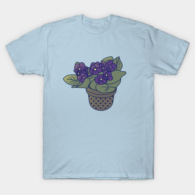 violet vase T-Shirt by Wlaurence